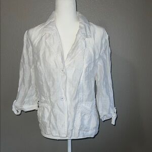 Women's White Blazer Jacket